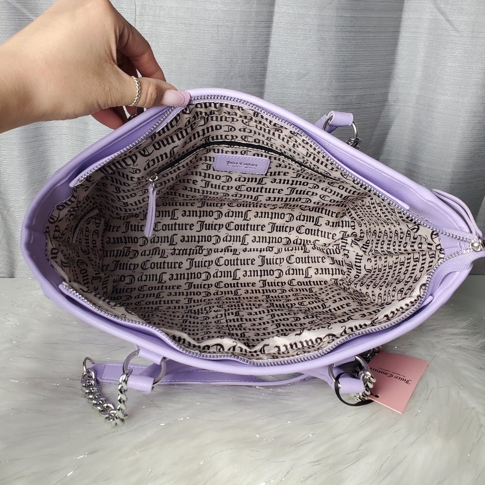 JUICY COUTURE lavender juicy beach couture tote - Picture 4 of 8